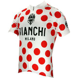 Bianchi-Milano Pride Red Polka Dot SS Jersey KOM - (4150) (XXL Only)