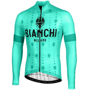 Bianchi-Milano Celeste Perticara LS Jersey