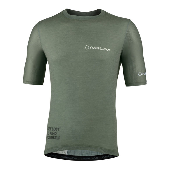 Nalini GRAVEL Cycling Shirt - Green (4420) E24