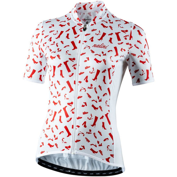 Nalini Women's Red Shoes SS Jersey (White/Red)
