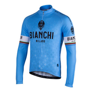 Bianchi-Milano Leggenda Blue LS Jersey SALE