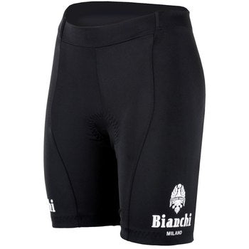Bianchi Milano Women's Black Cycling Shorts (JABALON)