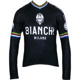 Bianchi-Milano Black Leggenda LS Jersey