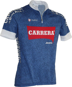 Team Carrera Retro SS Jersey (Blue)