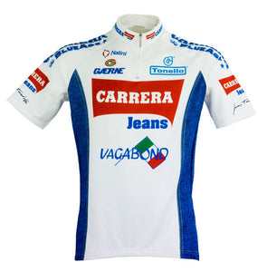 Team Carrera Retro SS Jersey (White)