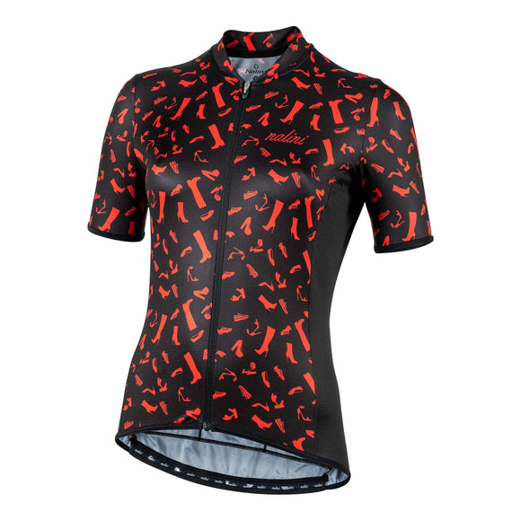 Nalini Women's Red Shoes SS Jersey (Black/Red)